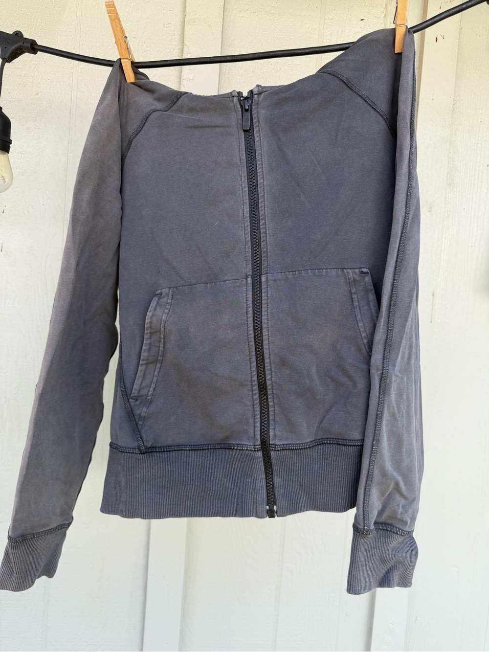Lululemon Women's Zip-Front Hooded Jacket - Charcoal